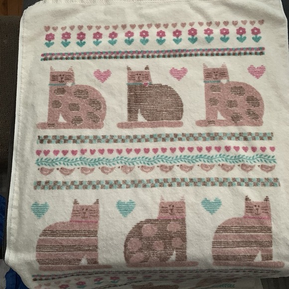 Utica Other - Vintage Utica Pat Meyers Fat‎ Cat Bath Towel